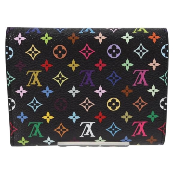 LOUIS VUITTON Multicolor Portefeuille Victorine Wallet M14163 LV Auth - Picture 1 of 16